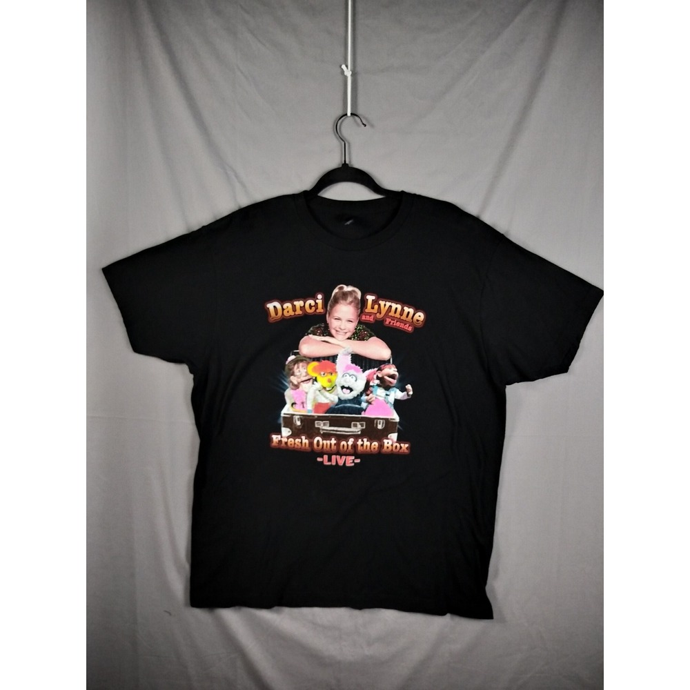 Darci Lynne Live Tour Shirt Mens XL Tultex Fresh out of the Box Black